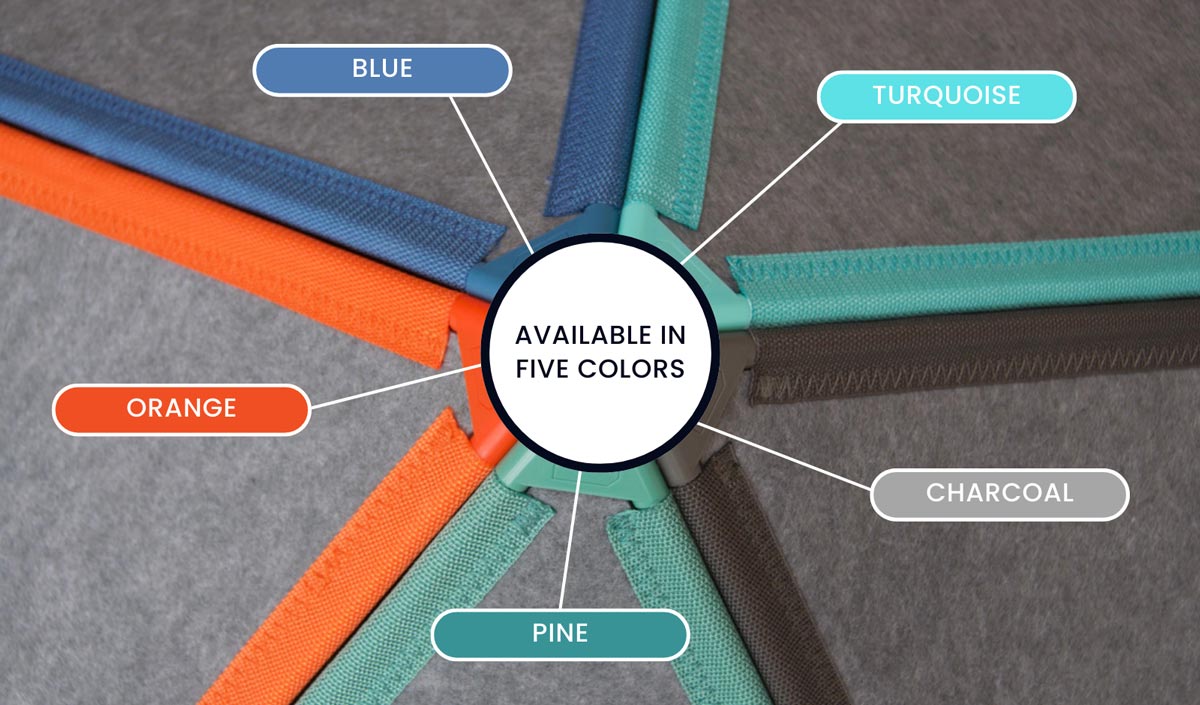 Superspace The Big Set (22 Panels) is available is five fun and vibrant colors! It perfectly suits any home decor.
