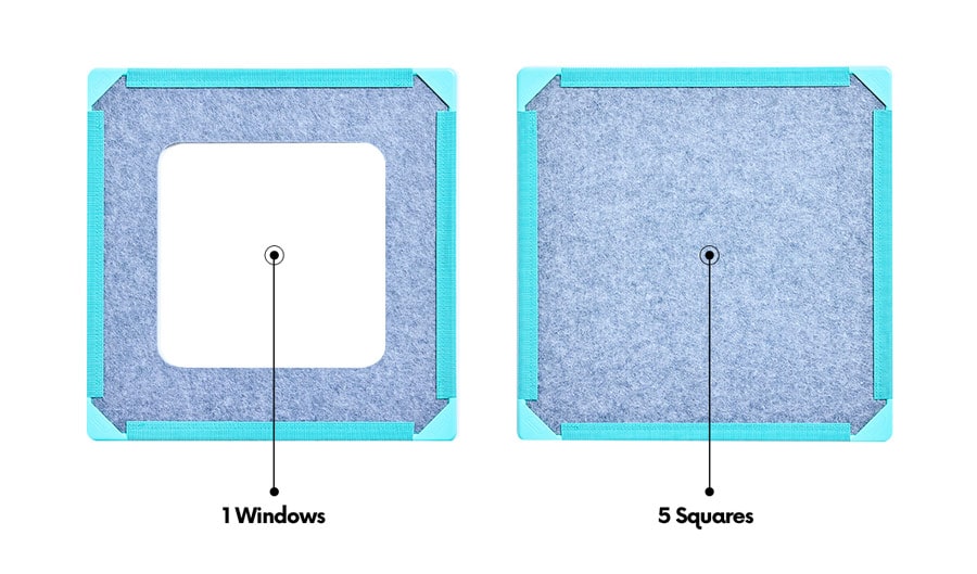 What's included in The Squares Add-On Pack by Superspace