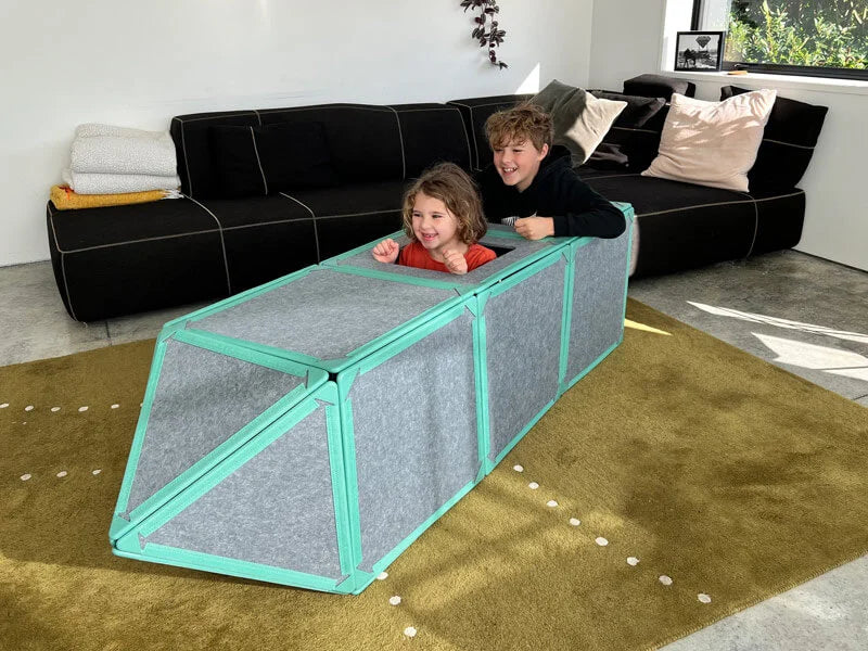 Whether it’s a playroom, bedroom, or patio, The Little Set adapts easily to any environment.Built with lightweight durability, it’s easy to carry out and just as easy to stack away when the day’s adventure winds down.