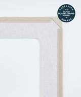 color:Sand Dune | Neighborhood Bundle in Sand Dune, close-up of the giant magnetic tile corner with the Good Housekeeping Parenting Awards badge
