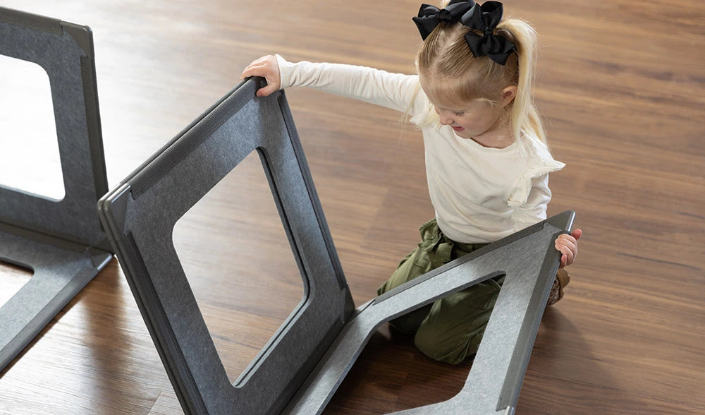 This isn’t just pretend, it’s problem-solving in disguise.With doors and windows, kids explore symmetry, stability, and design thinking. They learn how entryways affect flow, how openings change structure, and how to place elements with purpose.And with fine-motor tasks like aligning doors or framing windows, they’re also strengthening their little hands for big futures.It’s play that builds both brains and confidence.