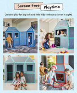 color:shared | Screen-free playtime with life-size giant magnetic tiles — forts, kitchens, stages and playhouses for big and little kids